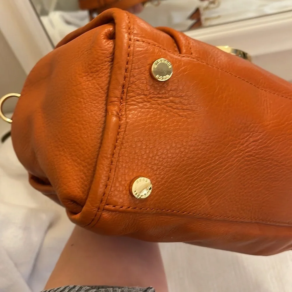 MICHAEL KORS-Margo satchel in burnt orange - NWT